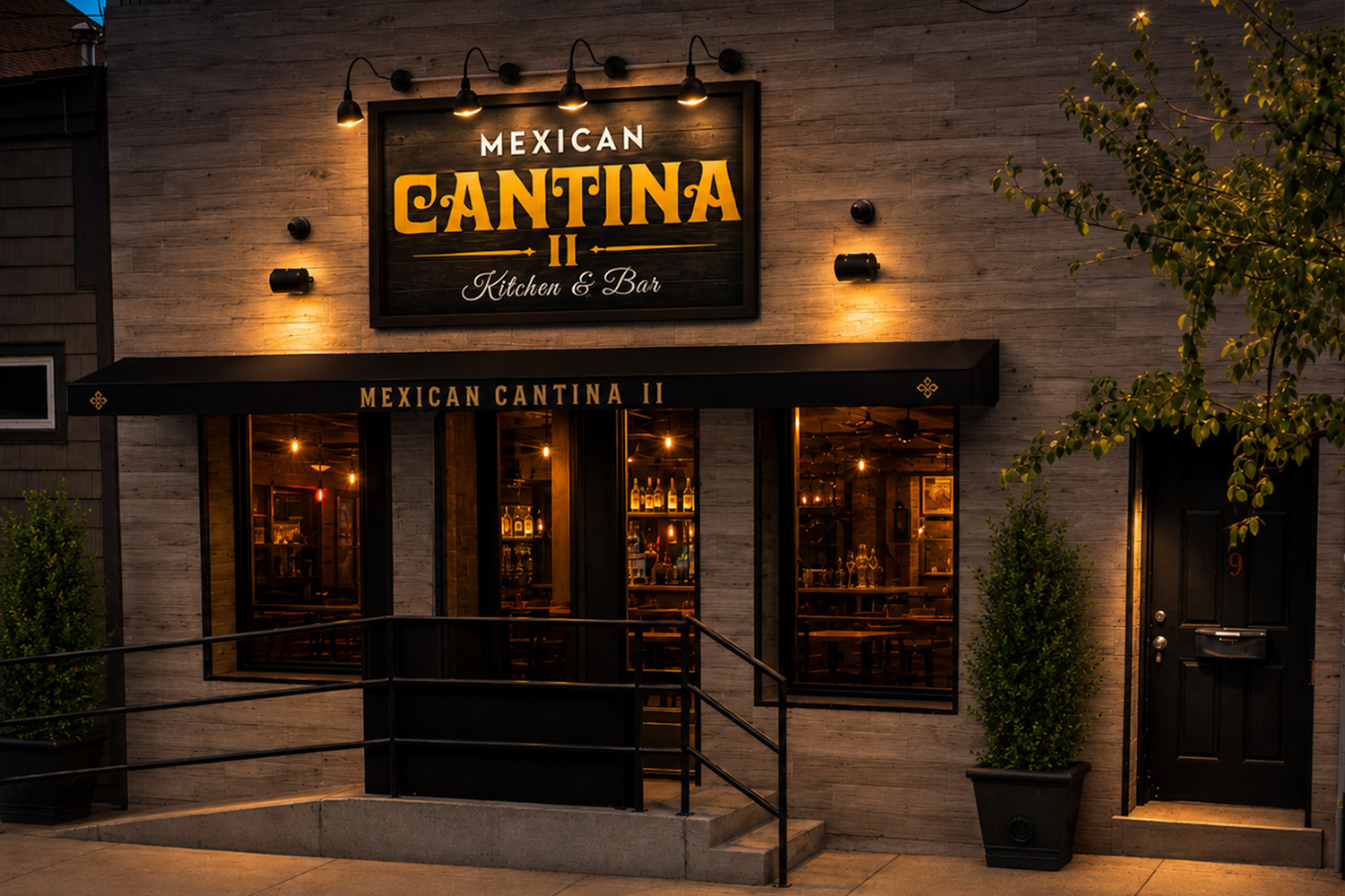 Mexican Cantina Bay Street storefront in Rosebank, Staten Island